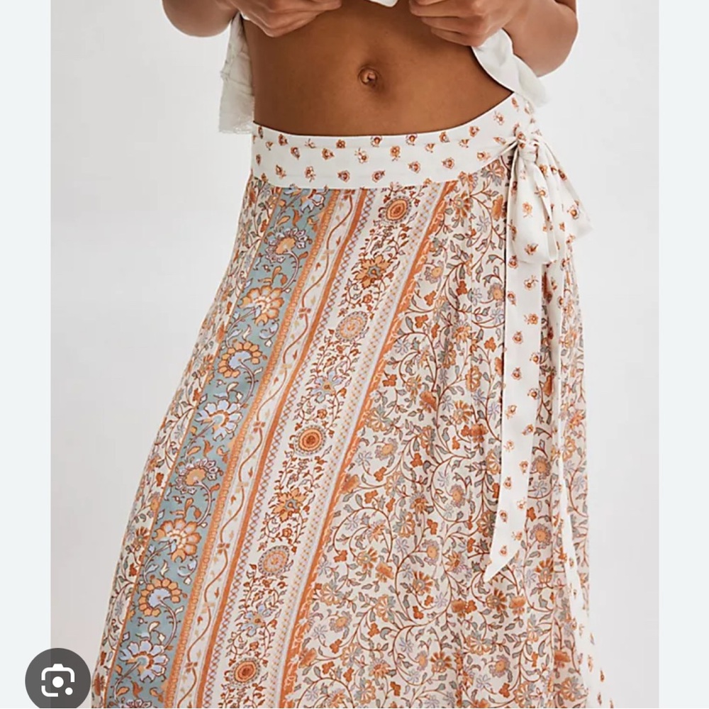 Spell Sunshine Bandit Wrap Skirt Size L NWT